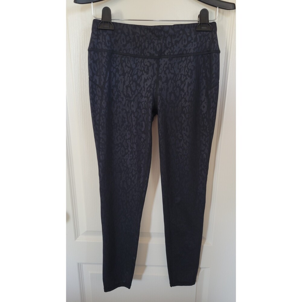 Sweaty Betty Womens Black Animal Print All Day Emboss Workout Leggings